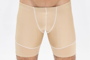 Athlete Half Quad Shorts Mens Natural