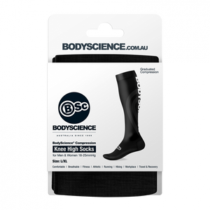 BodyScience® Compression Knee High Socks for Men & Women